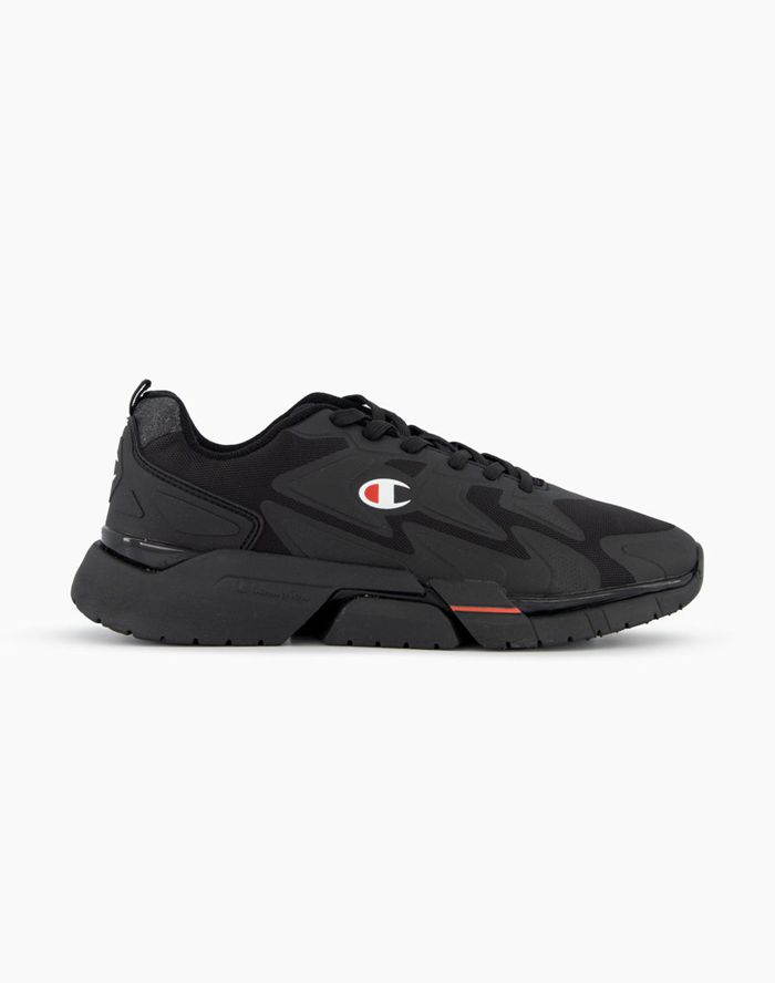 Champion Mens Sneakers NZ - Lander Core Black ( 9280-OYLIU )